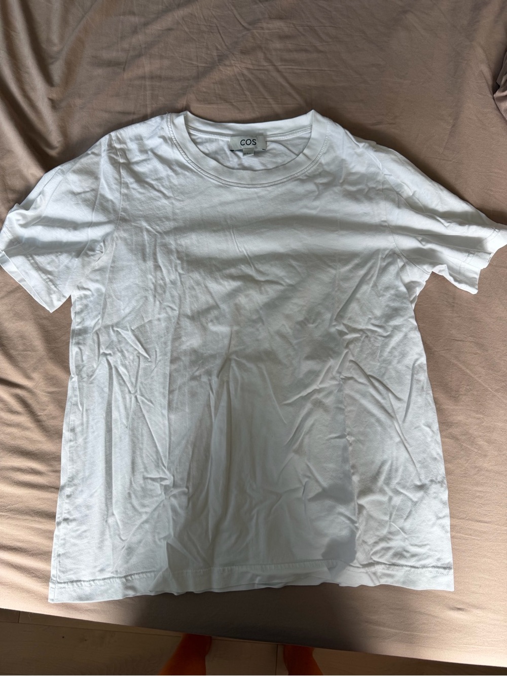 COS White Crew Neck T-Shirt - Classic Tee